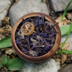 دمنوش آرامبخش ژیپسو. ترکیبی از گل گاوزبان و لیمو